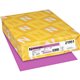 Astrobrights Color Cover Stock - Orchid - Letter - 8 1/2" x 11" - 65 lb Basis Weight - 250 / Pack - FSC - Acid-free, Lignin-free
