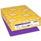 Astrobrights Color Cover Stock - Grape - Letter - 8 1/2" x 11" - 65 lb Basis Weight - 250 / Pack - FSC - Acid-free, Lignin-free 