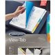 Wilson Jones View-Tab 5-Tab Transparent Dividers - 5 Print-on Tab(s) - 5 Tab(s)/Set - Transparent Polypropylene Divider - Multic