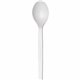 WNA 7" Plant Starch Spoons - 50/Pack - Spoon - Breakroom - Beige