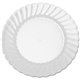 Classicware 6" Heavyweight Plates - Disposable - Clear - Polystyrene, Plastic Body - 12 / Pack