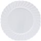 Classicware 6" Heavyweight Plates - Picnic, Party - Disposable - White - Plastic Body - 12 / Pack