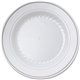Masterpiece 10-1/4" Heavyweight Plates - Picnic, Party - Disposable - White - Plastic Body - 10 / Pack