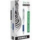Zebra Z-Grip Flight Retractable Pens - Bold Pen Point - 1.2 mm Pen Point Size - Retractable - Blue - 1 Dozen