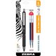 Zebra Pen STEEL 3 Series G-350 Retractable Gel Pen - 0.7 mm Pen Point Size - Refillable - Retractable - Black Gel-based Ink - Me