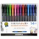 Zebra SARASA dry X20 Retractable Gel Pen - Medium Pen Point - 0.7 mm Pen Point Size - Retractable - Blue Gel-based Ink - Plastic
