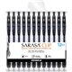 Zebra Pen Sarasa Clip Gel Retractable Black Pens - 0.5 mm Pen Point Size - Black - 1 Dozen