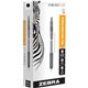 Zebra SARASA Clip Retractable Gel Pen - Bold Pen Point - 1 mm Pen Point Size - Retractable - Black Water Based, Pigment-based, G