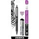 Zebra Pen STEEL 3 Series M-350 Mechanical Pencil - HB, 2 Lead - 0.7 mm Lead Diameter - Refillable - Black Lead - Metal Barrel - 