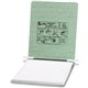ACCO PRESSTEX Unburst Sheet Covers - 6" Binder Capacity - 9 1/2" x 11" Sheet Size - Light Green - Recycled - Retractable Filing 