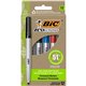 BIC Ecolutions Permanent Marker - 4.2 mm Marker Point Size - Bullet Marker Point Style - Blue, Green, Black, Red - 12 Pack