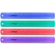 Westcott Transparent Jeweltone 12" Plastic Ruler - 12" Length 1" Width - 1/16 Graduations - Metric, Imperial Measuring System - 