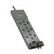 Belkin 12-Outlet Home/Office Surge Protector w/Phone/Ethernet/Coax Protection - 10 foot Cable - Black - 3996 Joules - 12 x AC Po