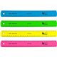 Westcott Shatterproof Ruler - 12" Length - 1/16 Graduations - Metric Measuring System - 1 Each - Translucent Assorted