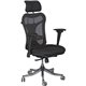 MooreCo Ergo Ex Ergonomic Office Chair - Black Seat - 5-star Base - 1 Each