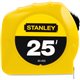 Stanley Tape Rule - 25 ft Length 1" Width - 1/16 Graduations - Imperial Measuring System - Plastic - 1 Each - Yellow