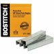 Bostitch 3/8" Heavy Duty Premium Staples - Heavy Duty - 3/8" Leg - 1/2" Crown - Holds 55 Sheet(s) - Chisel Point - Silver - High