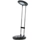 Bostitch Folding Desk Lamp, Round Top, Black - 2.50 W LED Bulb - Glossy - Foldable, Adjustable Head, Flicker-free, Glare-free Li