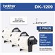 Brother DK Address Label - 2 2/5" Width x 1 1/10" Length - Rectangle - Thermal - Paper - 800 / Roll - 3 / Roll
