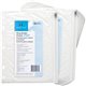 Business Source Punched Economy Binder Pocket - 10" Height x 8" Width - 7 x Holes - Ring Binder - Clear - Plastic - 24 / Box