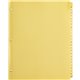 Business Source A-Z Clear Plastic Tab Index Dividers - Printed Tab(s) - Character - A-Z - 25 Tab(s)/Set - 8.5" Divider Width x 1