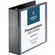 Business Source Round Ring Standard View Binders - 3" Binder Capacity - Letter - 8 1/2" x 11" Sheet Size - 625 Sheet Capacity - 