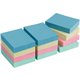 Business Source Premium Plain Pastel Adhesive Notes - 1.50" x 2" - Rectangle - Unruled - Pastel - Self-adhesive, Repositionable,