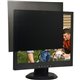 Business Source 17" Monitor Blackout Privacy Filter Black - For 17"LCD Monitor - 5:4 - Anti-glare - 1 Pack