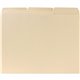 Business Source 1/3 Tab Cut Letter Recycled Classification Folder - 8 1/2" x 11" - 3/4" Expansion - Top Tab Location - Assorted 