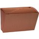 Business Source Legal Recycled Expanding File - 8 1/2" x 14" - 21 Pocket(s) - Brown - 30% Recycled - 1 Each