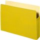 Business Source Letter Recycled File Pocket - 8 1/2" x 11" - 3 1/2" Expansion - Yellow - 10% Recycled - 1 Each