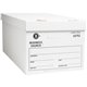 Business Source Lift-off Lid Light Duty Storage Box - External Dimensions: 12" Width x 24" Depth x 10"Height - Media Size Suppor
