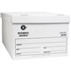 Business Source Lift-off Lid Light Duty Storage Box - External Dimensions: 15" Width x 24" Depth x 10"Height - Media Size Suppor