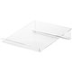 Business Source Large Acrylic Calculator Stand - 1 Each - Clear