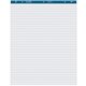 Business Source Standard Ruled Easel Pad - 50 Sheets - 15 lb Basis Weight - 27" x 34" - White Paper - Perforated - 4 / Carton