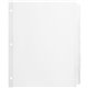 Business Source Reinforced Hole Punched Indexes - 5 Write-on Tab(s) - 3 Hole Punched - White Divider - Recycled - Non-laminated,