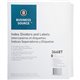 Business Source Punched Laser Index Dividers - 8 Blank Tab(s) - 8.5" Divider Width x 11" Divider Length - Letter - 3 Hole Punche