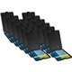 Business Source Storage Clipboard - 8 1/2" x 11" - Plastic - Black - 12 / Carton