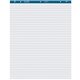 Business Source Standard Ruled Easel Pad - 50 Sheets - 15 lb Basis Weight - 27" x 34" - White Paper - Perforated - 2 / Carton