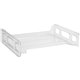 Business Source Side-loading Stackable Letter Trays - Desktop - Stackable - Clear - 1 Each