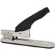Business Source Economy Heavy-duty Stapler - 100 Sheets Capacity - 1/2" Staple Size - 1 Each - Black, Putty