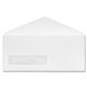 Business Source No. 9 V-flap Window Display Envelopes - Business - 9 - 24 lb - Gummed Flap - Wove - 500 / Box - White