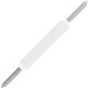 Business Source Self-adhesive Folder Fasteners - 120 Sheet Capacity - for Paper - Self-adhesive - 100 / Box - Silver
