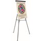 MasterVision 3-leg Display Easel - 45 lb Load Capacity - 69" Height x 28.5" Width x 34" Depth - Metal, Aluminum, Plastic, Rubber