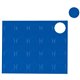 MasterVision Magnetic Color Coding Dots - - Height3/4" Diameter - Round - Blue - Vinyl - 20 / Pack