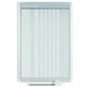 MasterVision Magnetic In/Out Vertical Planner Board - 24" (2 ft) Width x 36" (3 ft) Height - White Lacquered Steel Surface - Alu