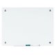 Bi-silque Dry-Erase Glass Board - 18" (1.5 ft) Width x 24" (2 ft) Height - White Glass Surface - Rectangle - Horizontal/Vertical