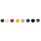MasterVision Planning Board Super Magnets - 0.9" Diameter - Round - 10 / Pack - Gray