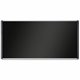 MasterVision SoftTouch Deluxe Bulletin Board - 48" Height x 96" Width - Black Fabric Surface - Aluminum/Black Aluminum Frame