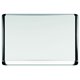 MasterVision MVI Platinum Plus Dry-erase Board - 72" (6 ft) Width x 48" (4 ft) Height - White Porcelain Surface - Silver/Black A
